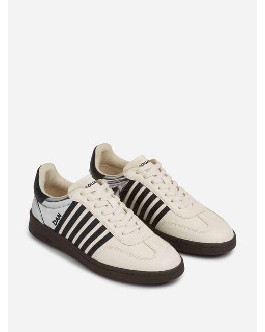 DSquared² White Boxer Sports Shoes for men