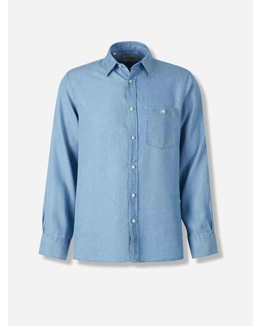 Camicia di Officine Generale in Blue da Uomo
