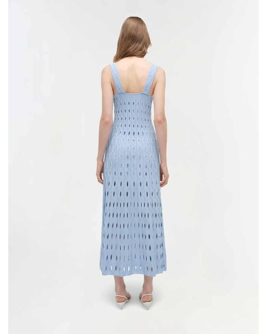 Jonathan Simkhai Blue Christina Knit Dress