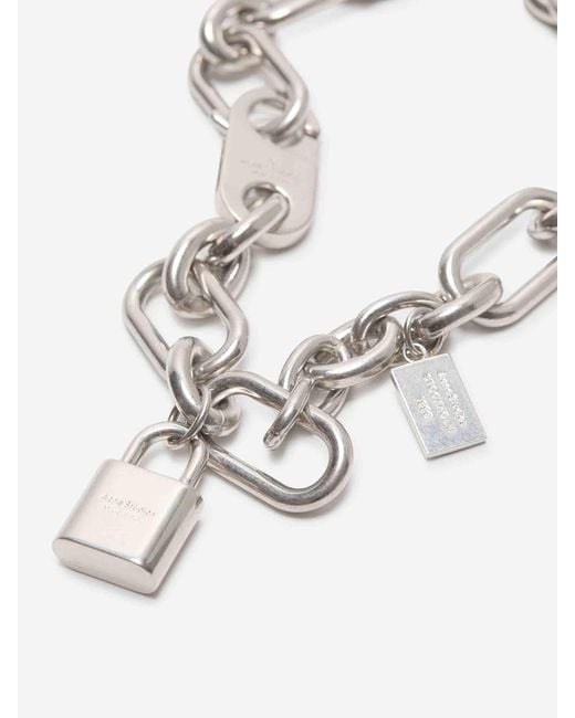 Acne Multicolor Bracelet Padlock for men