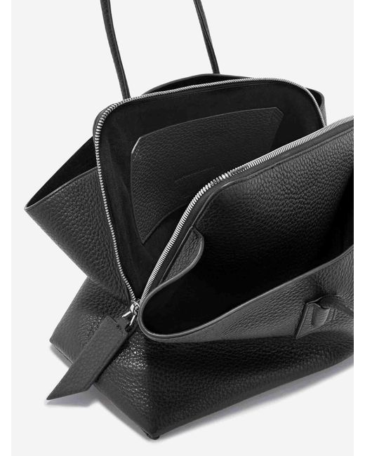 The Attico Black La Passeggiata Medium Bag