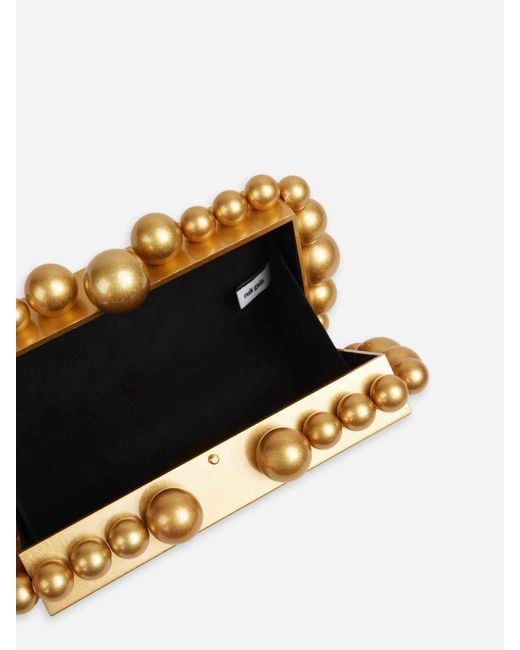 Cult Gaia Metallic Clutch Eos