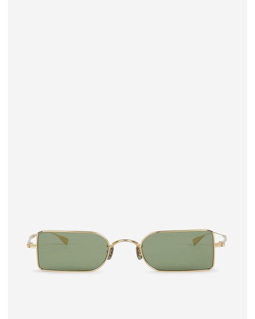 Eyevan 7285 Green Rectangular Sunglasses for men
