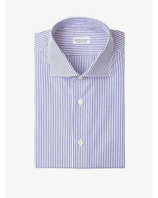 Camicia di Santa Eulalia in Blue da Uomo