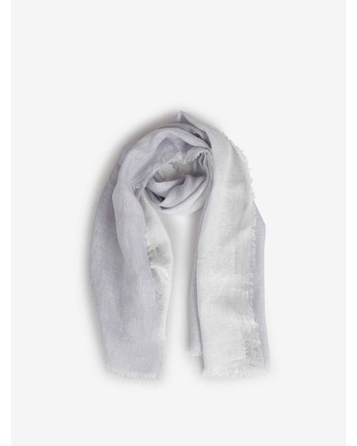 CASHÀ White Iris Scarf