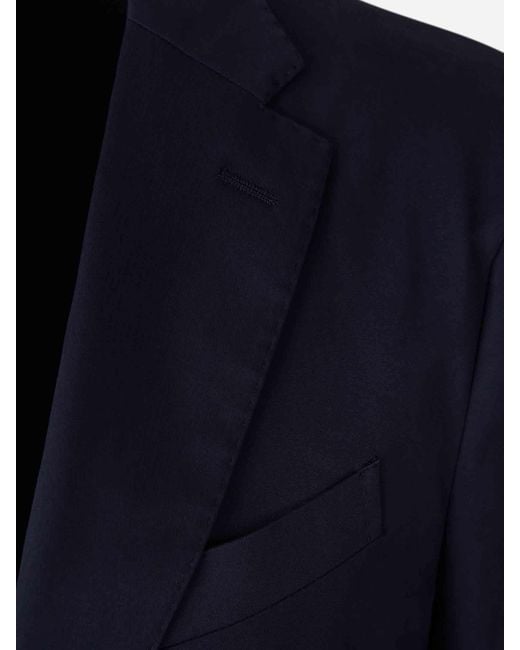 Incotex Blue Blazer Straight Cotton for men