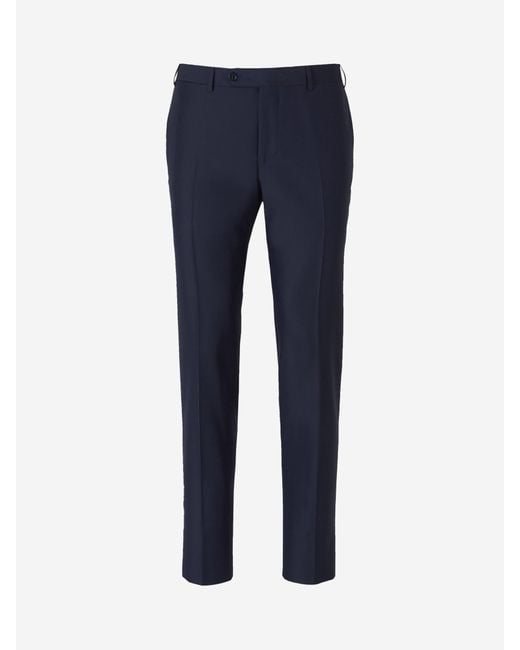 Canali Blue Wool Suit for men