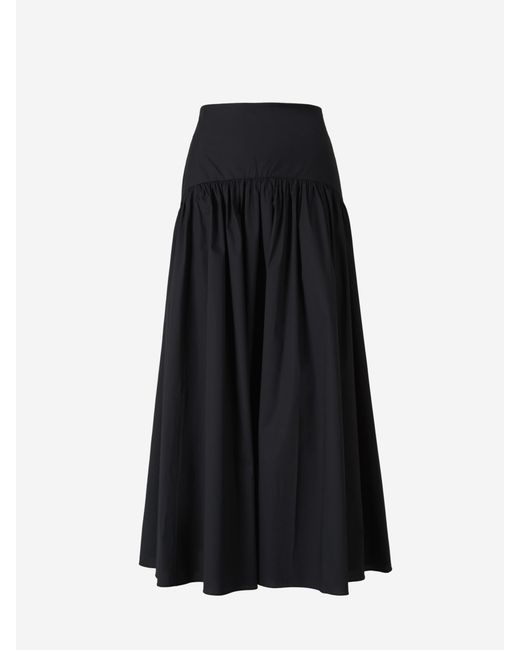 Jupe Longue Procida Staud en coloris Black