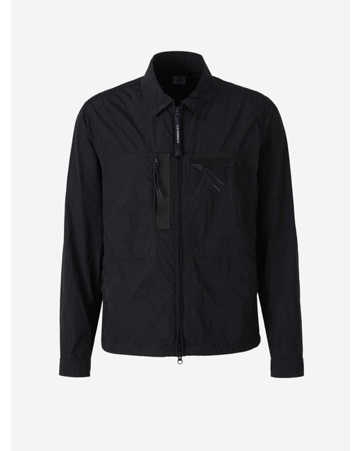 Giacca Con Cerniera Chrome-R di C P Company in Black da Uomo