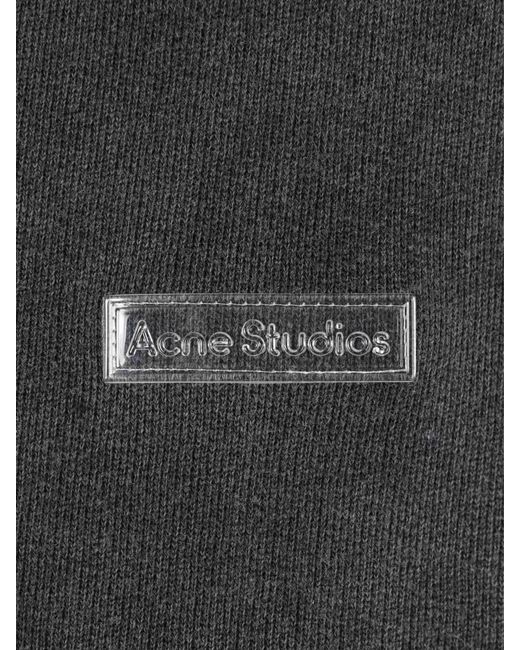 Acne Black Hooded Sweatshirt for men