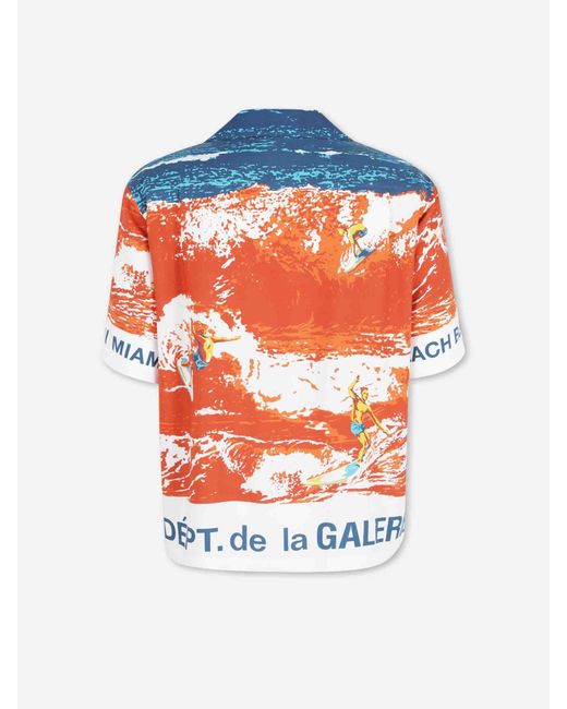 GALLERY DEPT. Blue Printed Casual Shirt for men