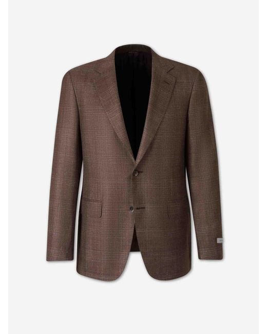 Canali Brown Blazer Straight for men