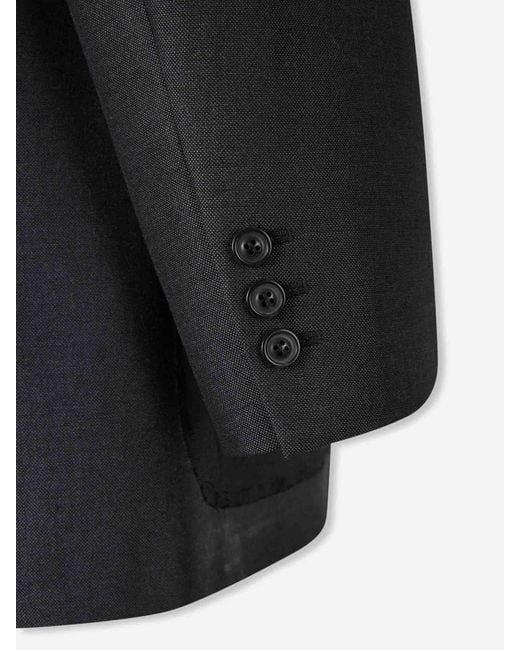 Americana Recta Work-In-Progress Maison Margiela de hombre de color Black