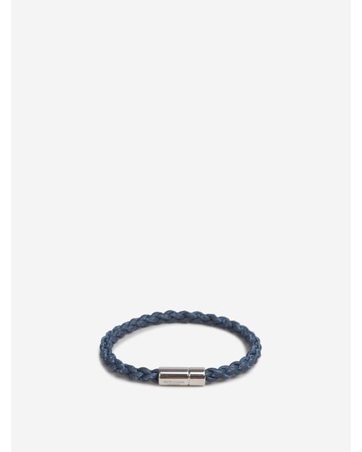 Tateossian White Leather Bracelet for men