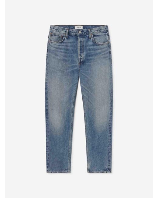 Agolde Blue 90's Straight Leg Jeans for men