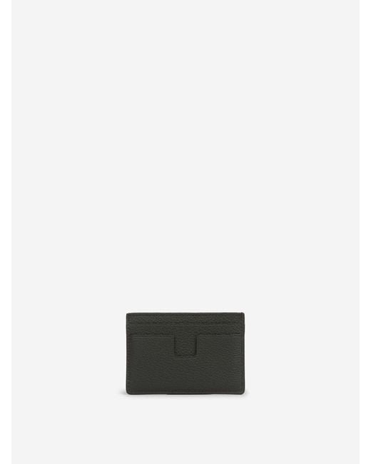 Tom Ford Leder-Kartenetui in White für Herren