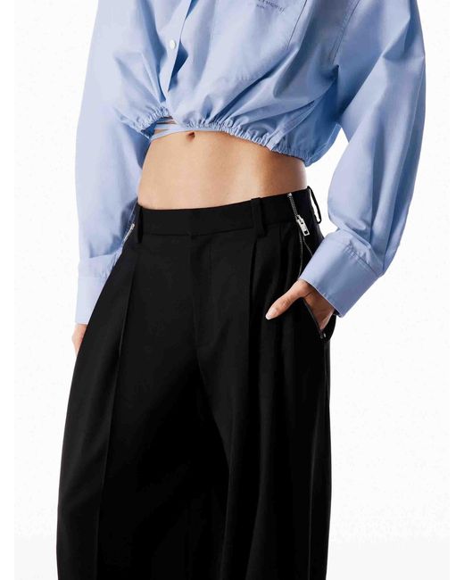Alexander Wang Black Dress Pants With Zippers
