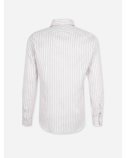 Santa Eulalia White Long Sleeve Shirt for men