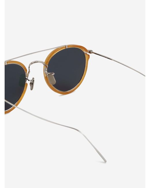 Eyevan 7285 Green Round Sunglasses for men
