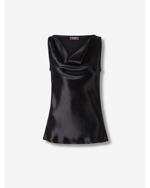 Top Satinado Peserico de color Black