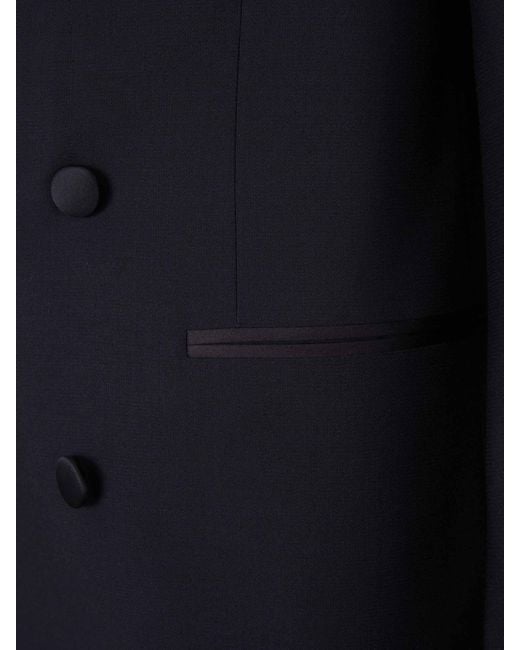 Canali Blue Tuxedo Capri Wool for men