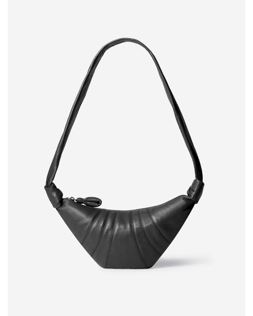 Lemaire Black Small Croissant Bag