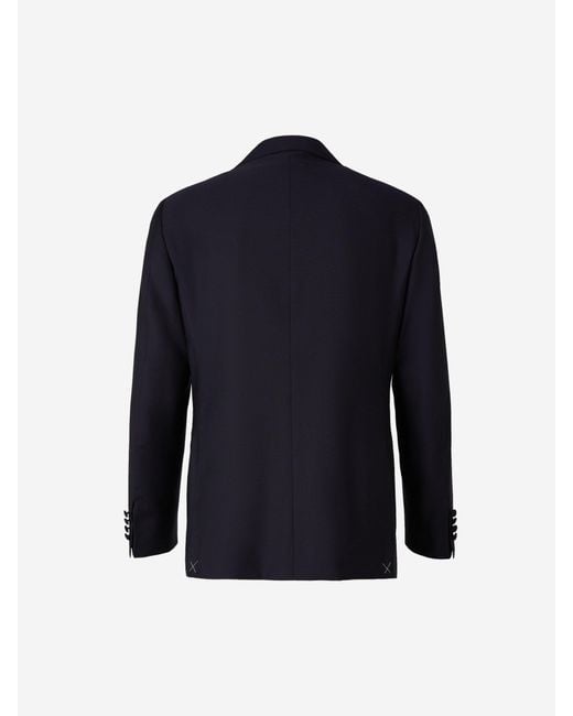Canali Blue Tuxedo Capri Wool for men