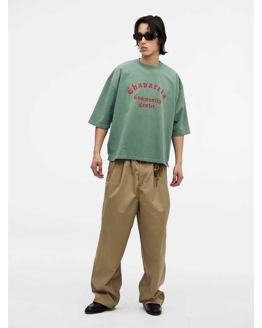 Willy Chavarria Green Community Center T-Shirt for men