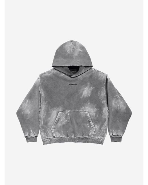 Balenciaga Gray Back Medium Fit Sweatshirt for men