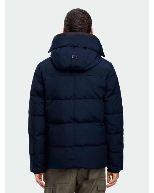 Canada Goose Blue Wyndham Short Feather Down Jacket for men