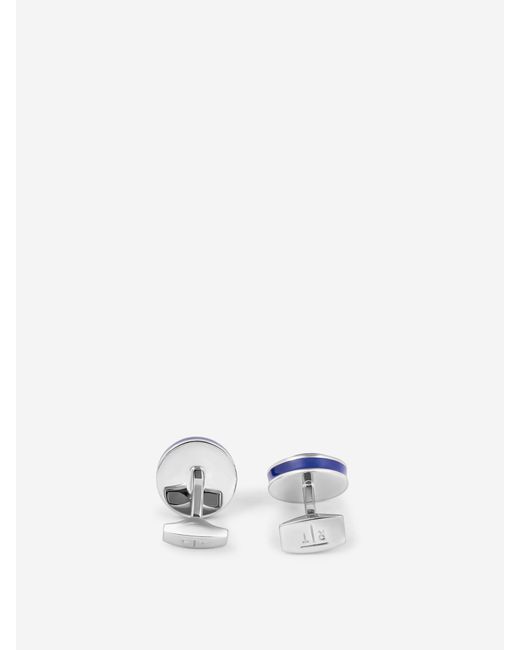 Tateossian White Milos Evil Eye Cufflinks for men