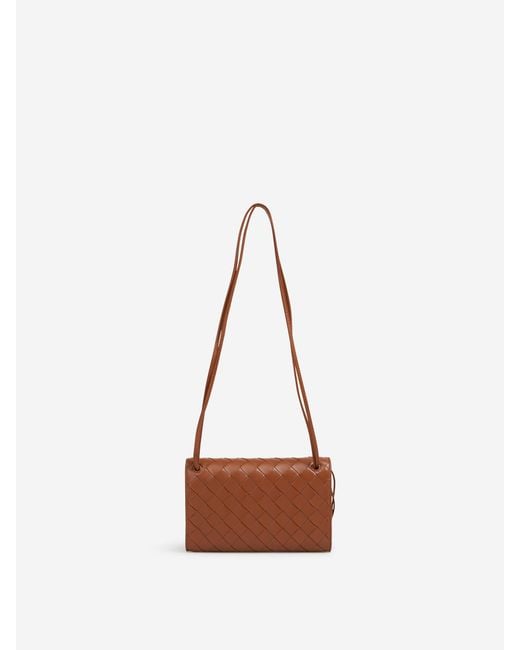 Bottega Veneta Natural Andiamo Pouch Bag