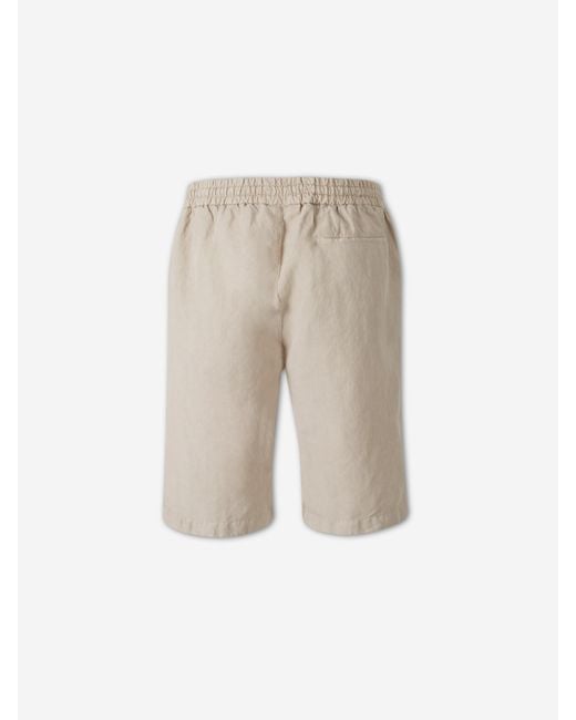 Santa Eulalia Natural Straight Bermuda Shorts for men