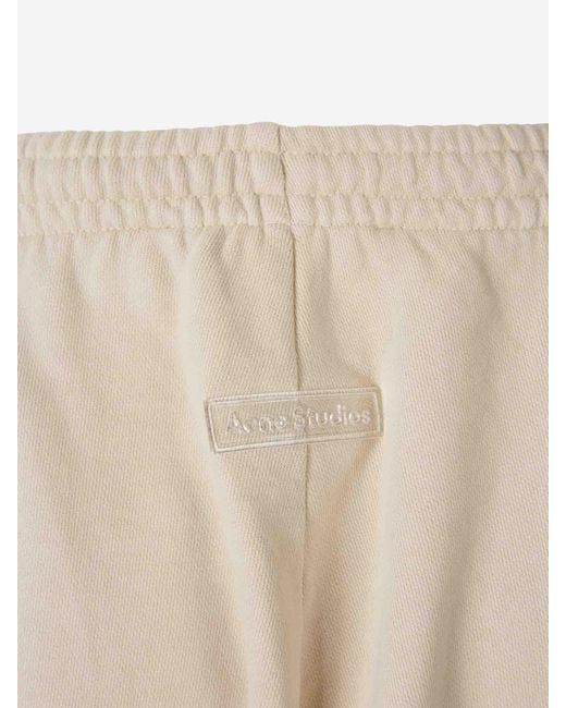 Acne Natural Athletic Joggers for men