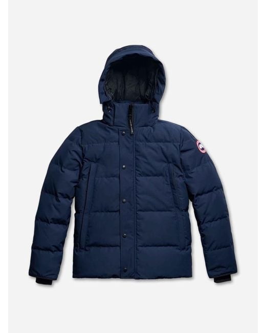 Canada Goose Blue Wyndham Short Feather Down Jacket for men