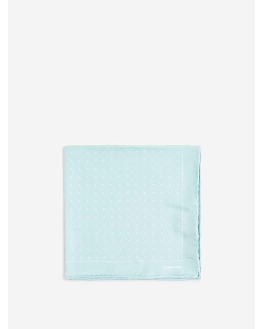 Tom Ford Blue Silk Pouch for men
