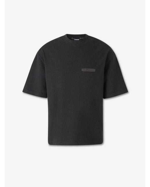 Jacquemus Black Ruban Short Sleeve T-Shirt for men