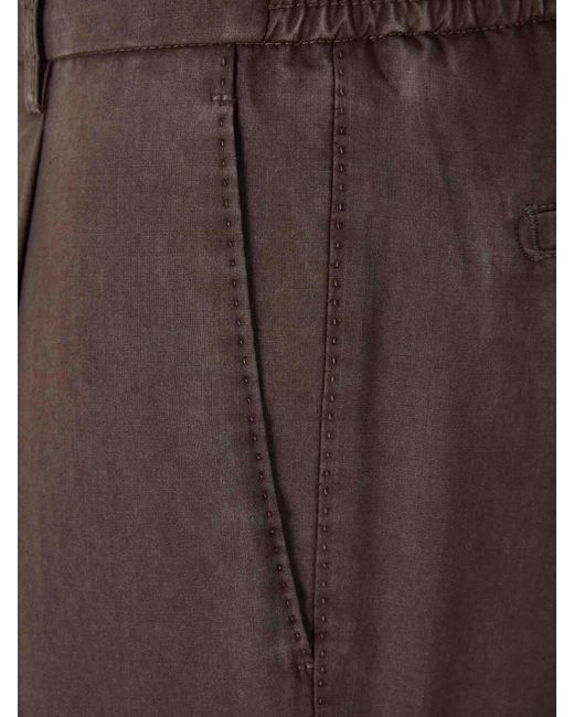 Santa Eulalia Brown Straight Leg Trousers for men