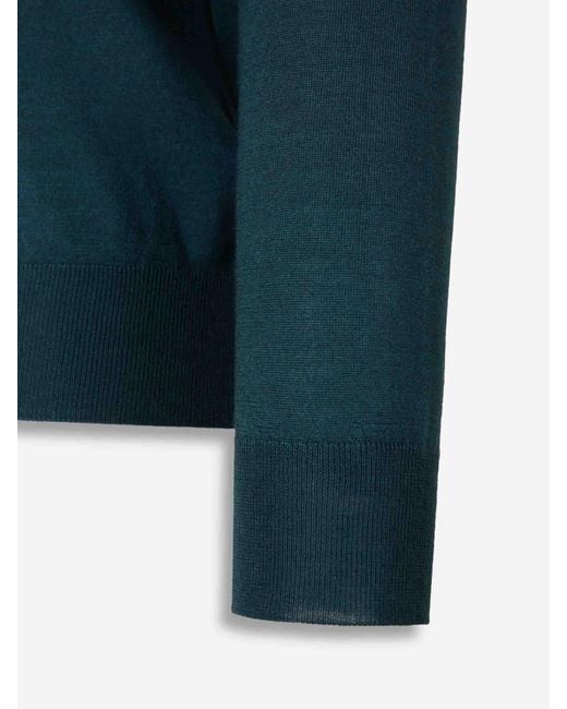 Maglione Cashmere E Seta di Santa Eulalia in Blue da Uomo