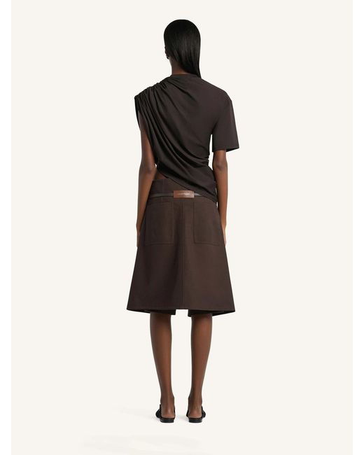 Courreges Natural Straight Bermuda Shorts