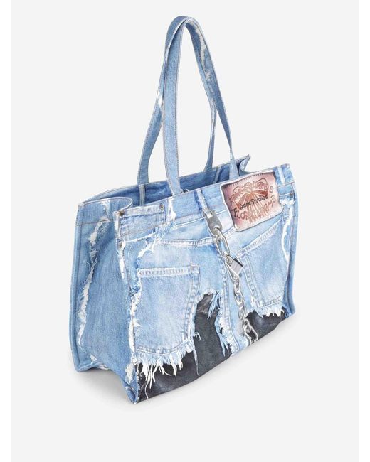 Borsa Tote di Acne in Blue