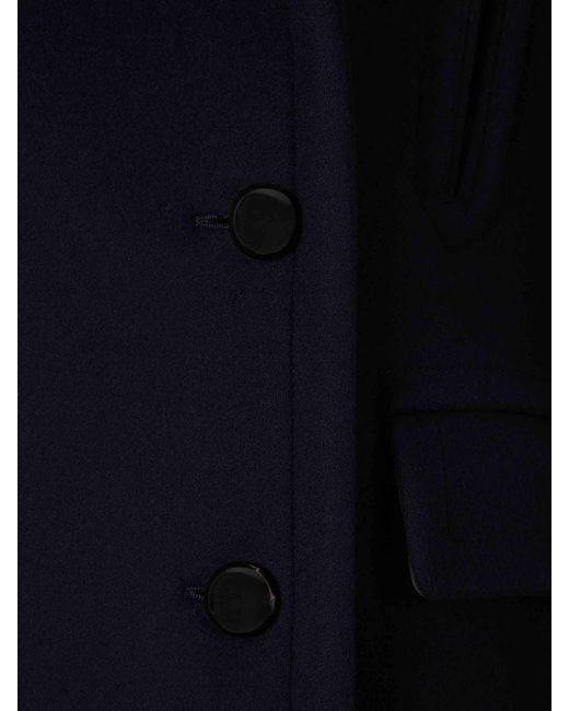 Altuzarra Blue Short Wool Coat