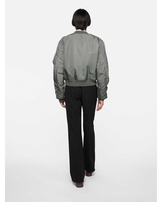 Chaqueta Bomber Washed Acne de hombre de color Gray
