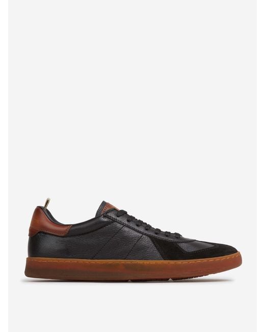 Officine Creative White Leather Sports Shoes for men