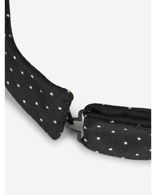 Petronius Fliege Mit Polka-Dots in Black für Herren