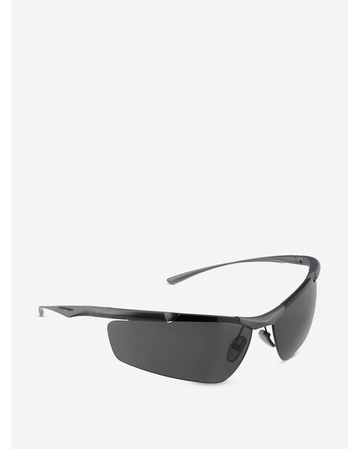 Balenciaga Black Boomerang Cat Sunglasses for men