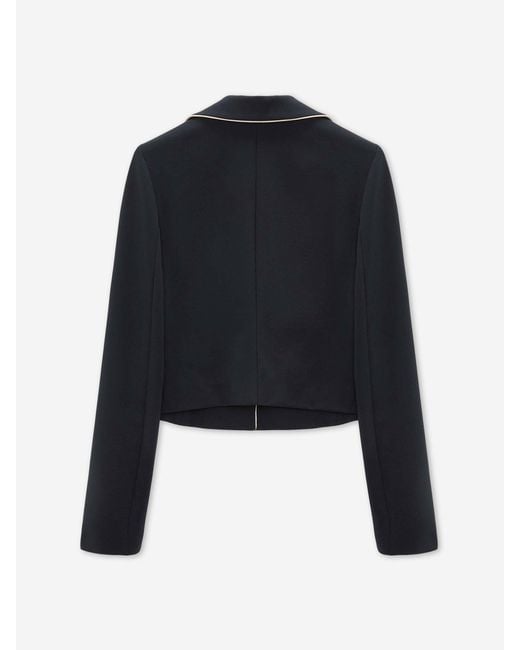 Dorothee Schumacher Blue Blazer Cropped