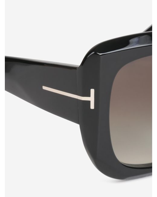 Tom Ford Gray Carla Square Sunglasses