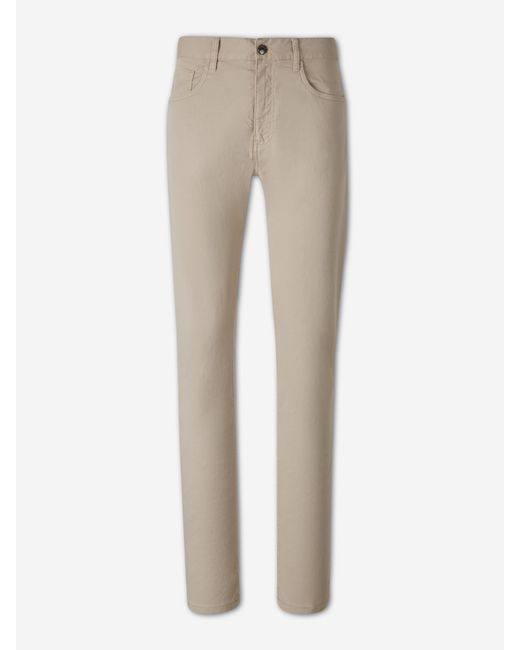 Canali Natural Classic Straight Leg Jeans for men