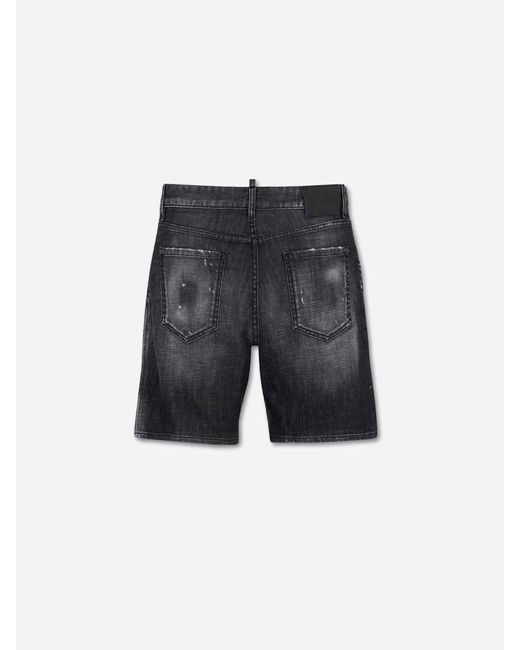 Bermudas Denim Rectas DSquared² de hombre de color Blue